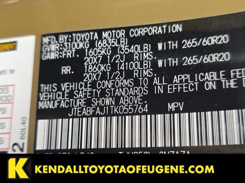Certified 2026 Toyota Land Cruiser w/ Premium Package AWD/4WD image 10