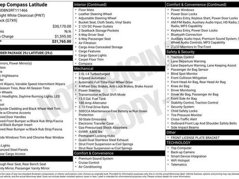 Used 2024 Jeep Compass Latitude AWD/4WD image 32