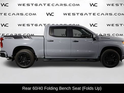 Used 2024 Chevrolet Silverado 1500 Custom w/ LPO, Dark Essentials Package RWD image 43