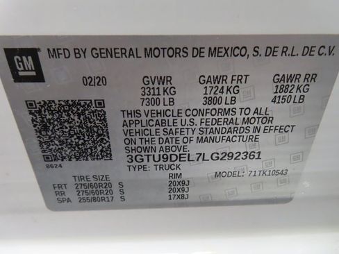 Used 2020 GMC Sierra 1500 SLT w/ SLT Premium Plus Package image 76