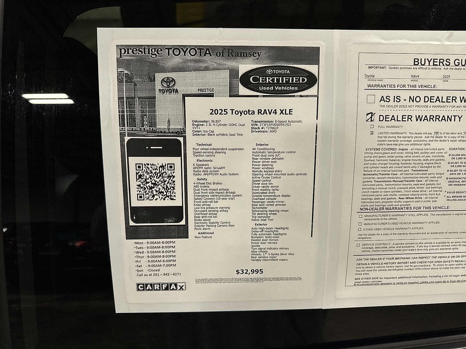 Used 2025 Toyota RAV4 XLE AWD/4WD image 13
