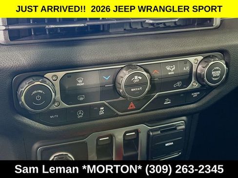 New 2026 Jeep Wrangler Sport image 15