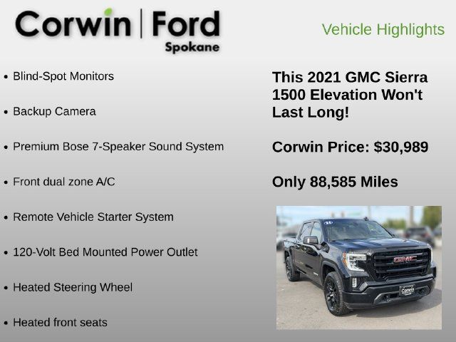 Used 2021 GMC Sierra 1500 Elevation w/ Preferred Package AWD/4WD image 6