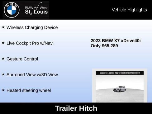 Used 2023 BMW X7 xDrive40i w/ Premium Package image 55