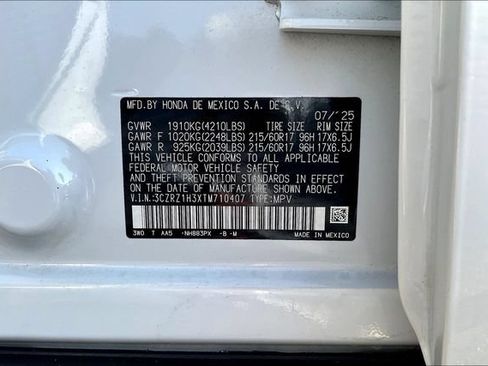 Used 2026 Honda HR-V LX image 21