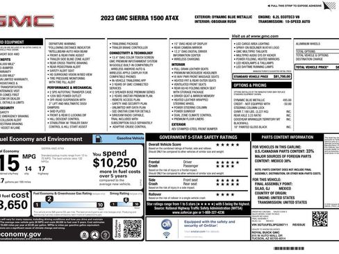 Used 2023 GMC Sierra 1500 AT4X image 4