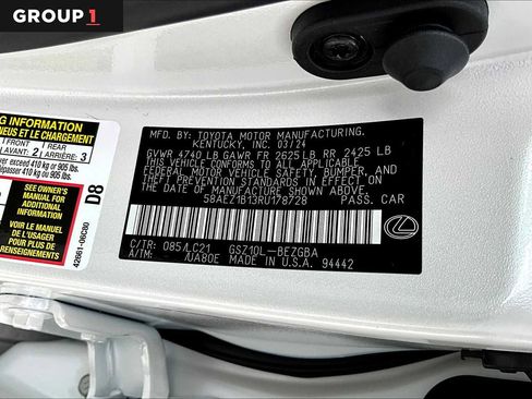 Used 2024 Lexus ES 350 w/ Luxury Package image 16