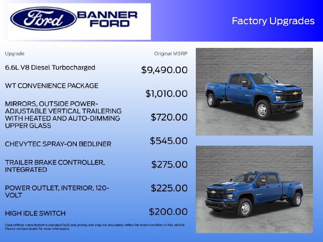 Used 2024 Chevrolet Silverado 3500 W/T w/ WT Convenience Package RWD image 4