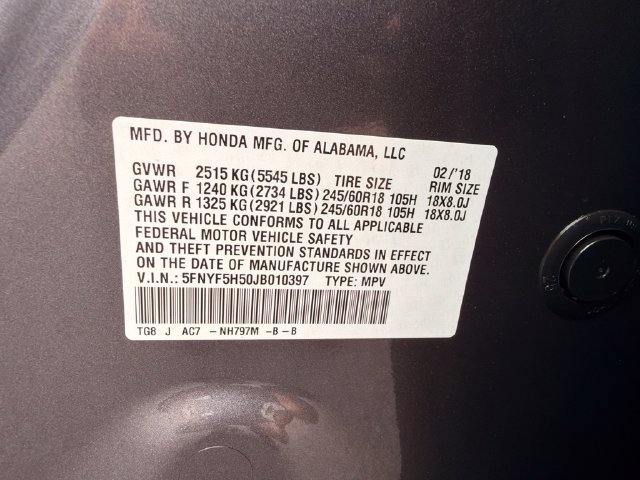 Used 2018 Honda Pilot EX-L image 41