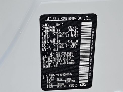 Used 2020 INFINITI QX80 Luxe w/ Edition 30 Package image 41