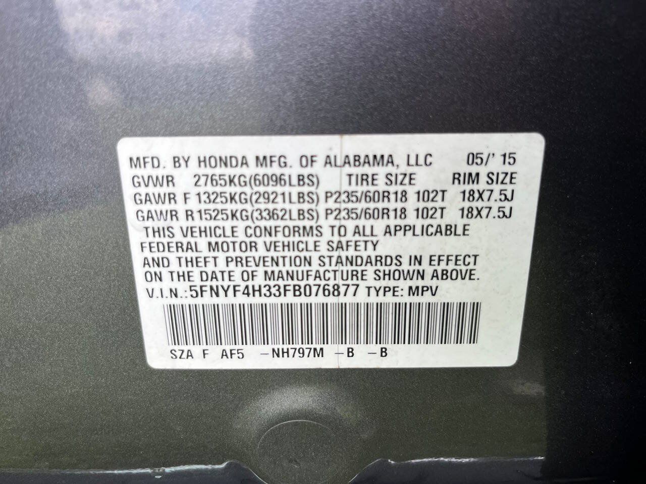 Used 2015 Honda Pilot SE image 14