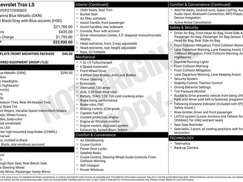 New 2026 Chevrolet Trax LS FWD image 3