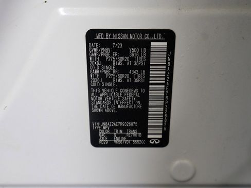 Used 2024 INFINITI QX80 Luxe image 61