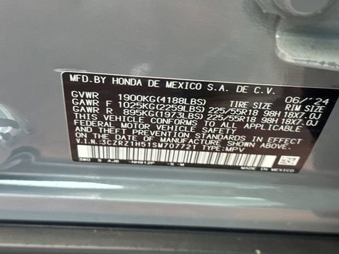 Certified 2025 Honda HR-V Sport image 30