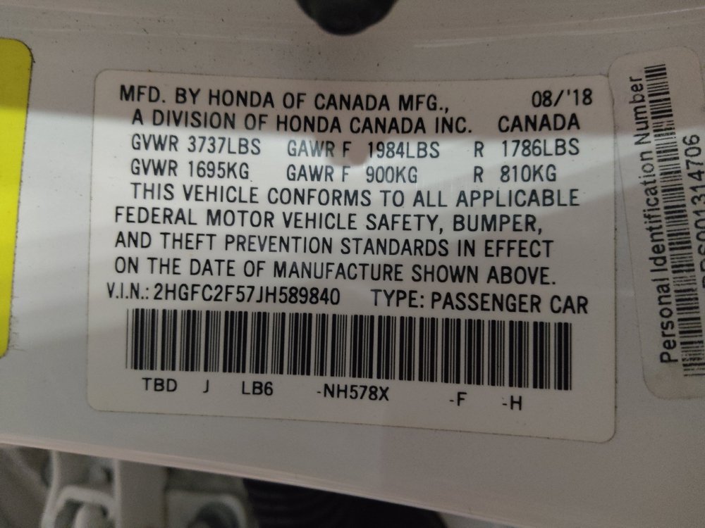 Used 2018 Honda Civic LX image 33