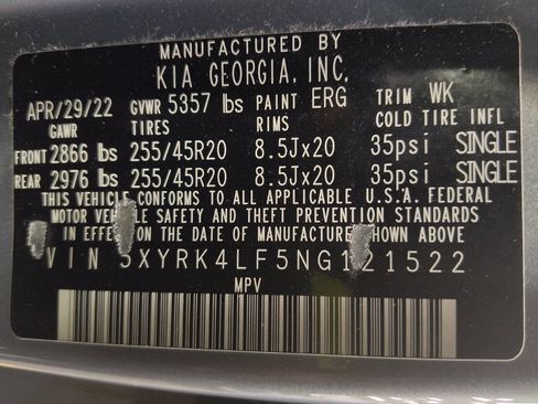Used 2022 Kia Sorento SX FWD image 33