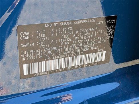 Used 2026 Subaru Crosstrek 2.5i Wilderness w/ Crosstrek Mirror Package AWD/4WD image 18