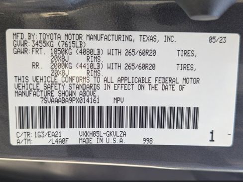 Used 2023 Toyota Sequoia Capstone image 29