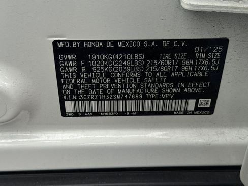 Used 2025 Honda HR-V LX image 27