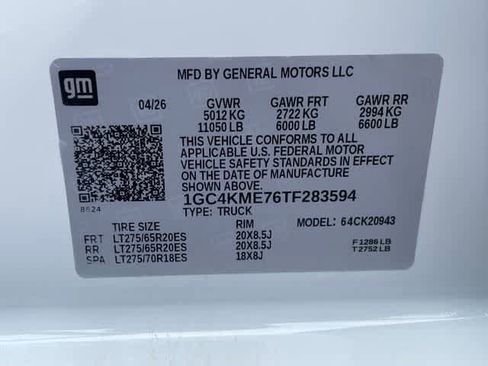 New 2026 Chevrolet Silverado 2500 Custom w/ Custom Convenience Package AWD/4WD image 23