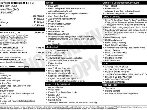Used 2024 Chevrolet TrailBlazer LT w/ Convenience Package AWD/4WD image 4