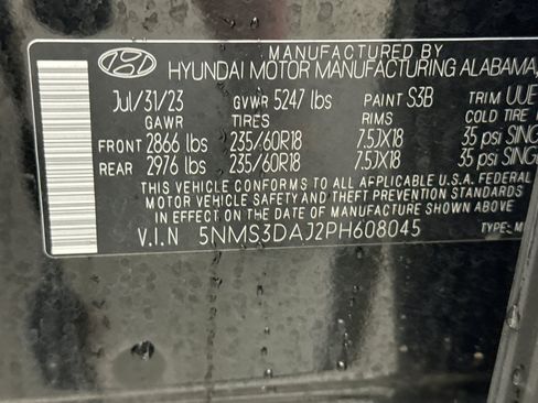 Used 2023 Hyundai Santa Fe SEL w/ Premium Package AWD/4WD image 11