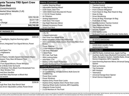 Used 2023 Toyota Tacoma TRD Sport image 6