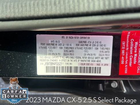 Used 2023 MAZDA CX-5 AWD 2.5 S w/ Select Package image 31