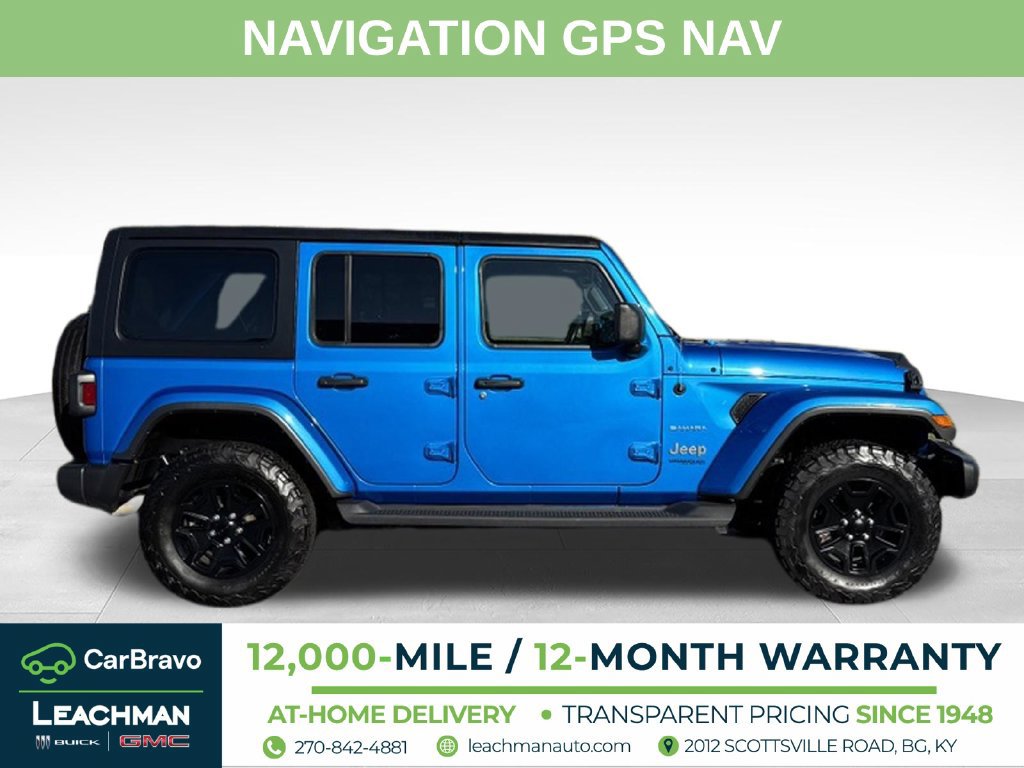 Used 2022 Jeep Wrangler Unlimited Sahara AWD/4WD image 2