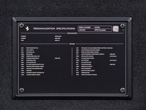 Certified 2023 Ferrari SF90 Stradale AWD/4WD image 29