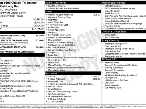 Used 2022 RAM 1500 Tradesman w/ Popular Equipment Group RWD image 11