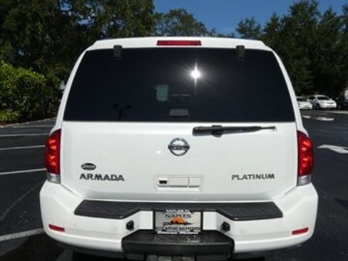 Used 2015 Nissan Armada Platinum w/ 2nd Row Captain Seat Package AWD/4WD image 12