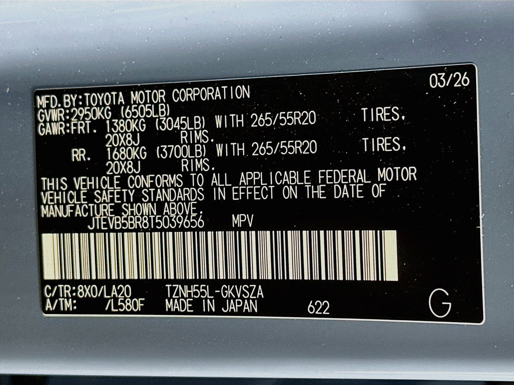 Used 2026 Toyota 4Runner Limited AWD/4WD image 12