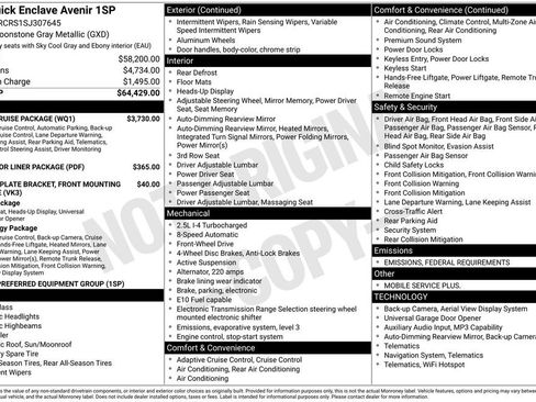 New 2025 Buick Enclave Avenir w/ Super Cruise Package image 9