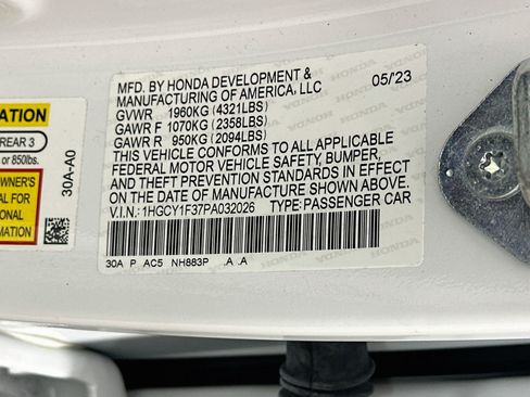 Used 2023 Honda Accord EX image 12
