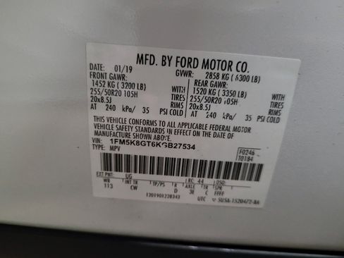 Used 2019 Ford Explorer Sport w/ Equipment Group 401A image 33