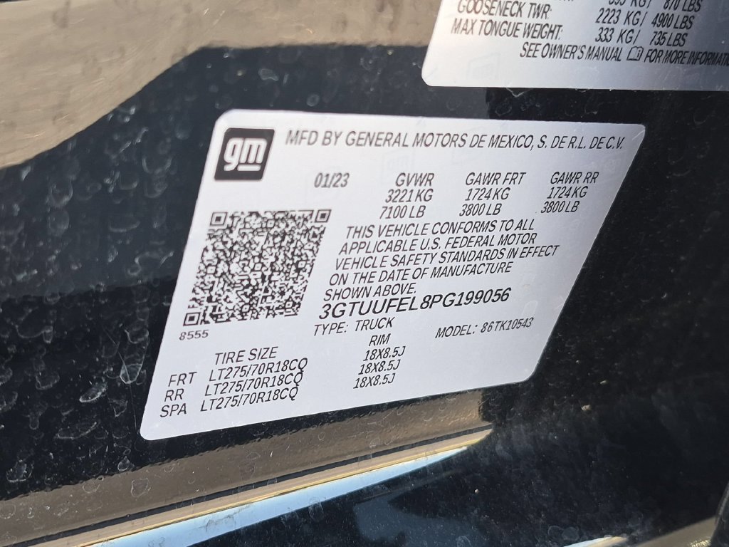 Used 2023 GMC Sierra 1500 AT4X AWD/4WD image 34