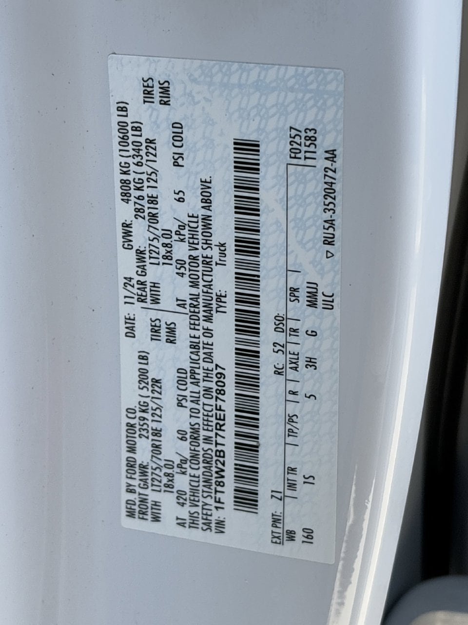 Used 2024 Ford F250 XL w/ STX Appearance Package AWD/4WD image 32