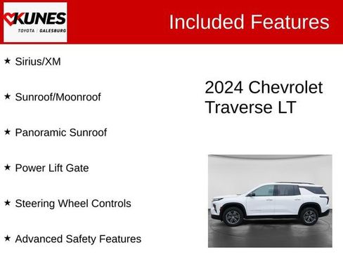Used 2024 Chevrolet Traverse LT AWD/4WD image 3