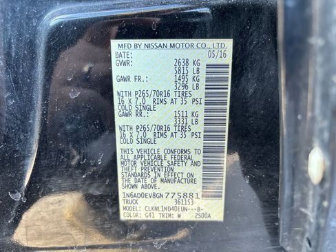 Used 2016 Nissan Frontier S AWD/4WD image 28