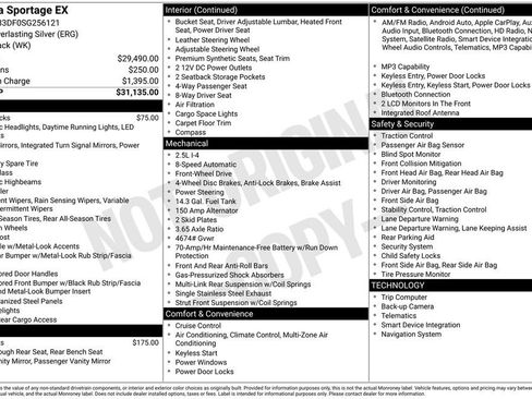 Used 2025 Kia Sportage EX FWD image 17