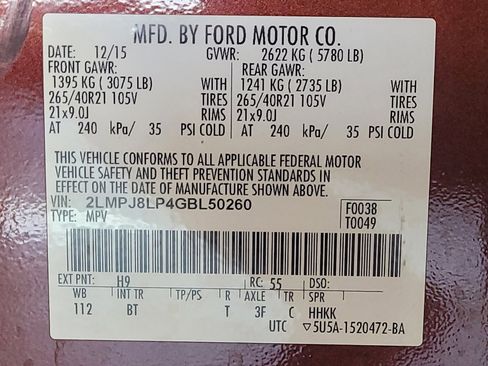 Used 2016 Lincoln MKX Reserve w/ Luxury Package AWD/4WD image 33