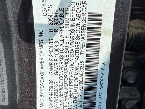 Used 2018 Honda Accord Touring image 22