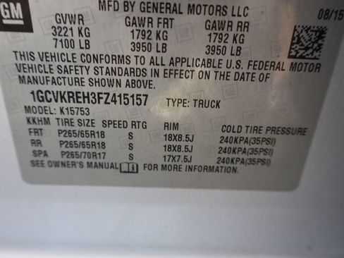 Used 2015 Chevrolet Silverado 1500 LT w/ All Star Edition AWD/4WD image 34