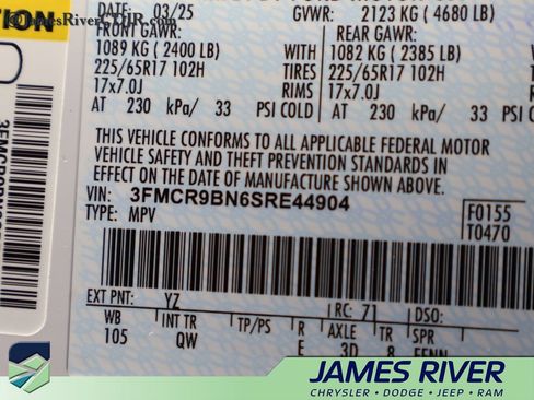 Used 2025 Ford Bronco Sport Big Bend AWD/4WD image 38