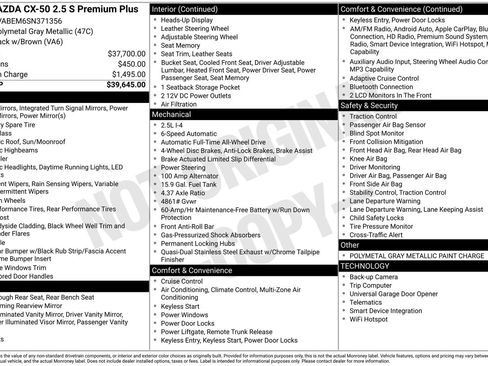 Certified 2025 MAZDA CX-50 AWD 2.5 S w/ Premium Plus Pkg image 28