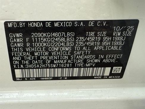 New 2025 Acura ADX A-Spec image 17