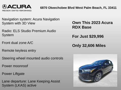 Used 2023 Acura RDX FWD w/ Technology Package image 6