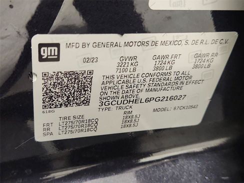 Used 2023 Chevrolet Silverado 1500 ZR2 w/ Technology Package AWD/4WD image 35