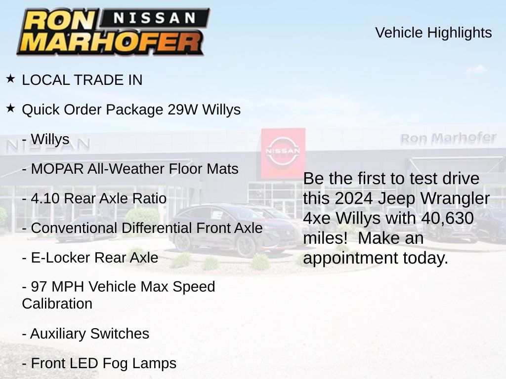Used 2024 Jeep Wrangler Unlimited AWD/4WD image 2
